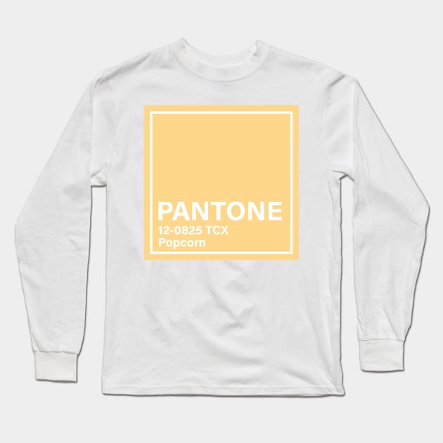 pantone 12-0825 TCX Popcorn Long Sleeve T-Shirt by princessmi-com